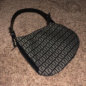 Fendi Zucchino Oyster bag AUTHENTIC